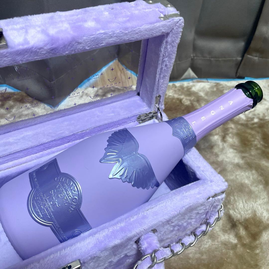 エンジェルシャンパン ハロウィン限定 ドゥミセックリミテッド 空箱 紫