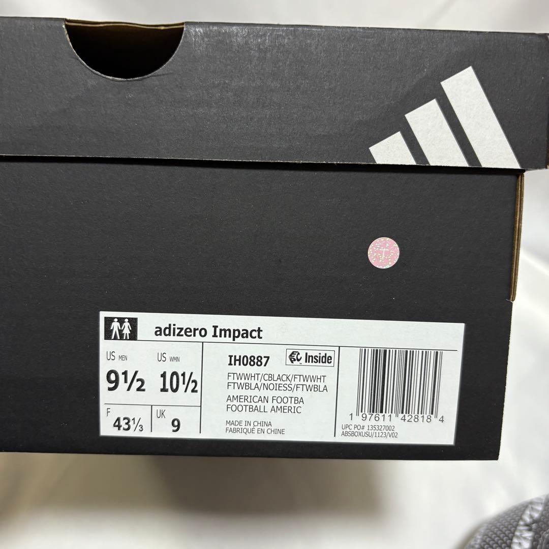 Adizero Impact Exotic Speed　WHT　27.5cm　T