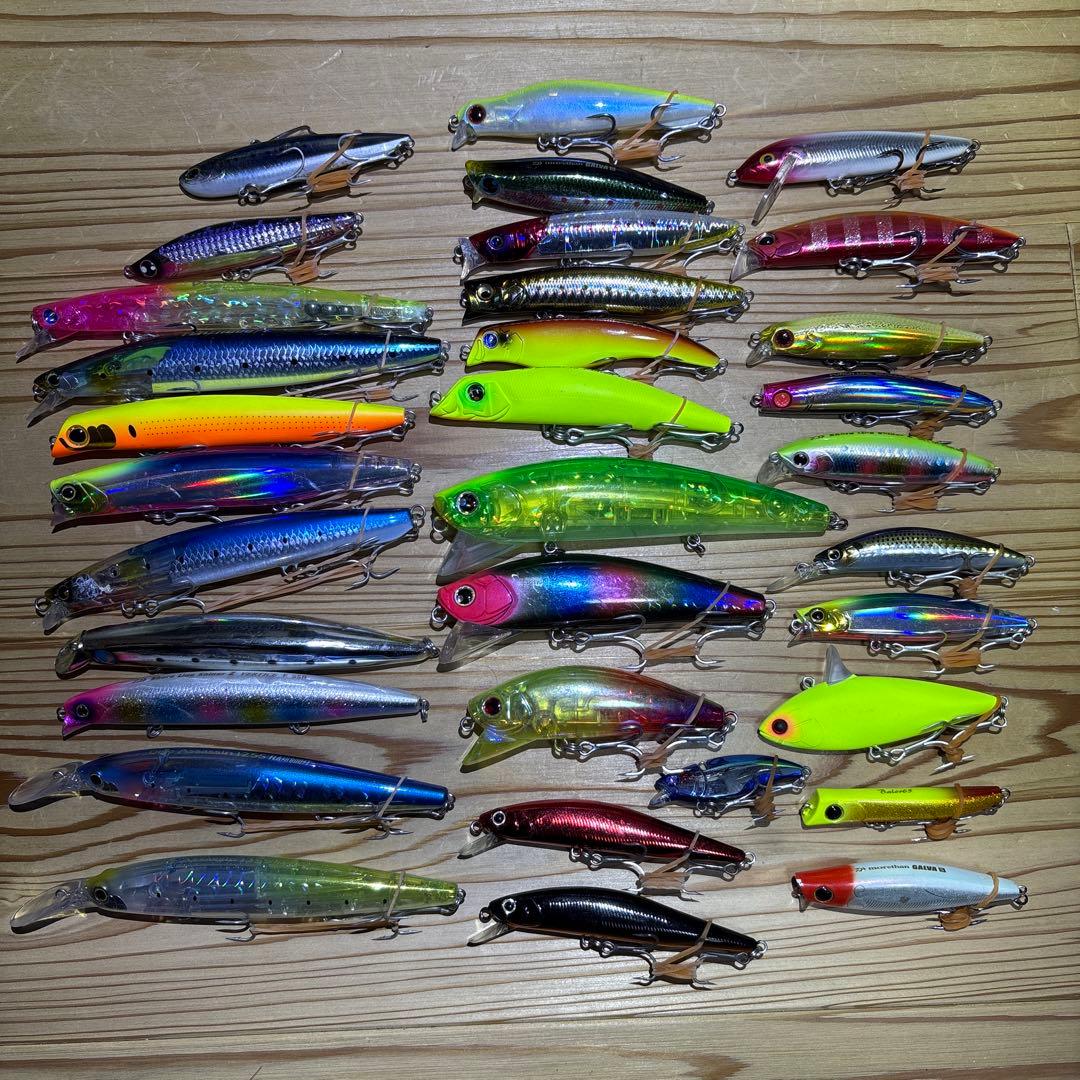 ルアーまとめ売り　シーバス、ヒラメ ルアー メタルバイブ セット 5g 15g 50mm 70mm リアル ベイト シーバス