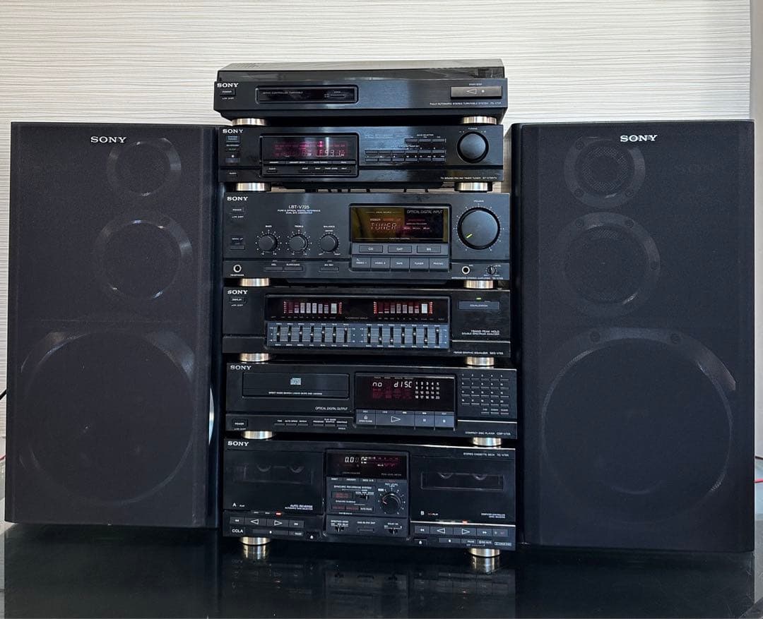 内蔵BT付きSONY システムコンポ LBT-V725完動品全てメンテナンス済み