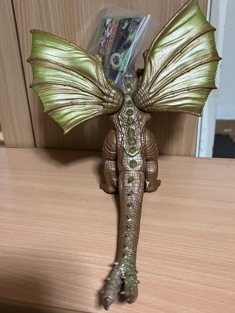 ☆バンダイソフビ東宝怪獣シリーズ☆白亜紀型キングギドラ1998タグ付き☆ゴジラ②