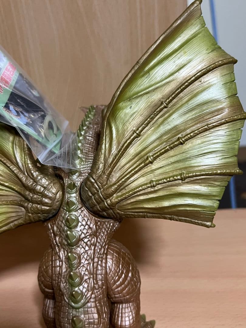 ☆バンダイソフビ東宝怪獣シリーズ☆白亜紀型キングギドラ1998タグ付き☆ゴジラ②