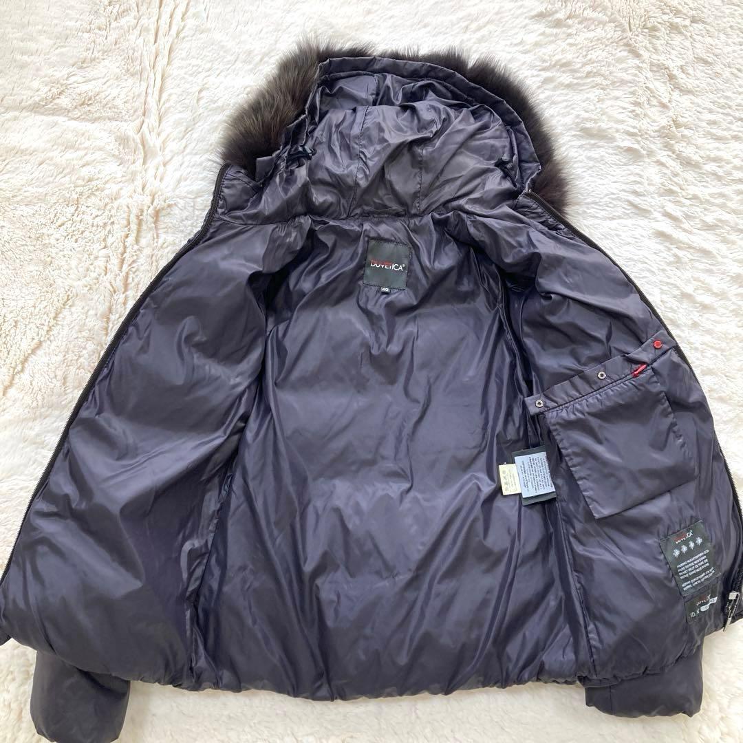 極美品】デュベティカ 2way ダウンジャケット ファー 40 深紫 - メルカリ