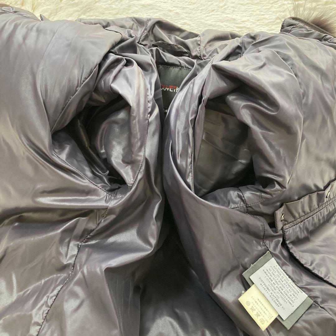 極美品】デュベティカ 2way ダウンジャケット ファー 40 深紫 - メルカリ