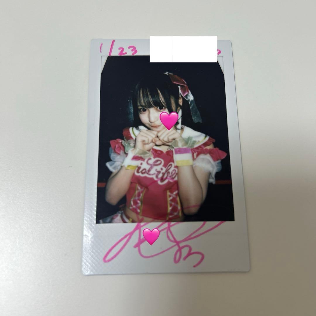 那蘭のどか チア衣装 サインあり チェキ iLiFE! - メルカリ