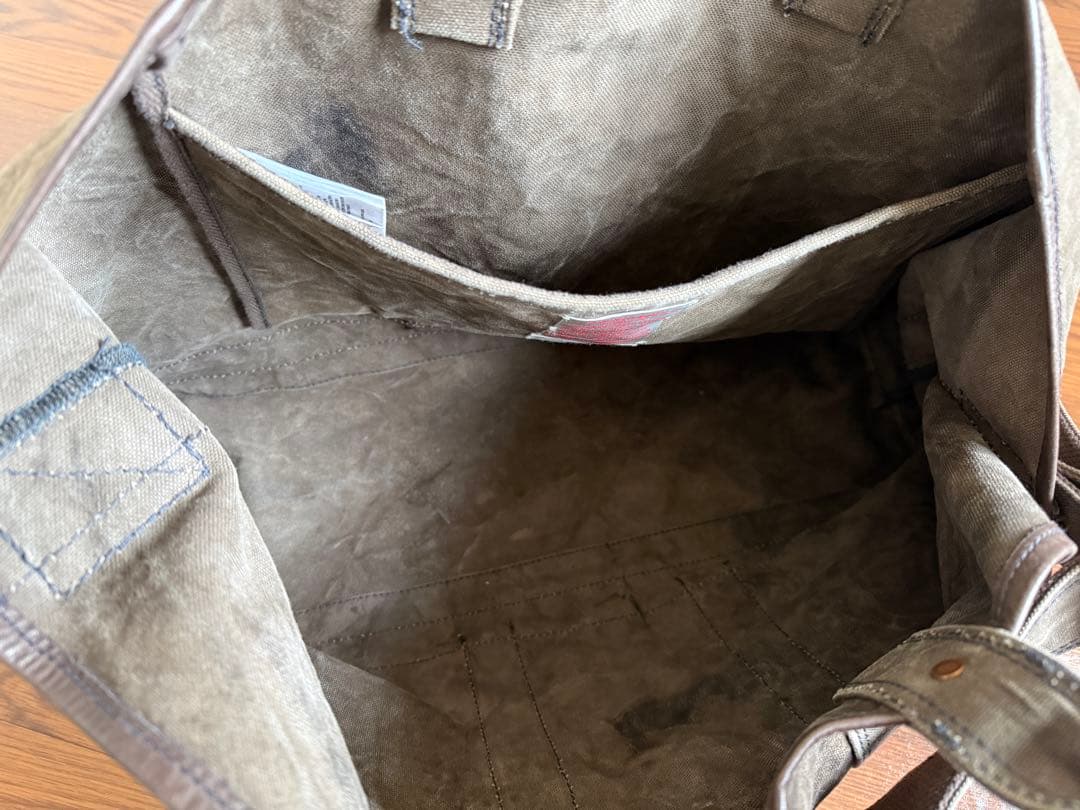 NICENESS P.I.LEDZ 柿渋染めトートバッグ ショルダーバッグ