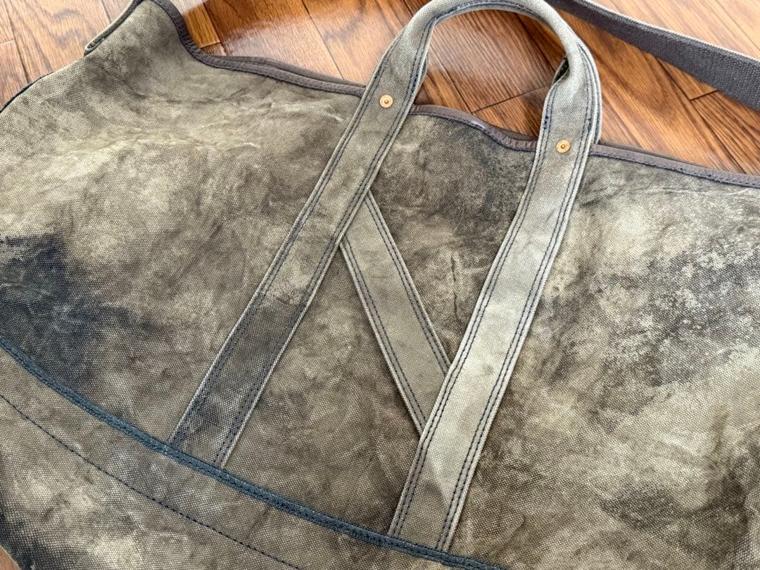 NICENESS P.I.LEDZ 柿渋染めトートバッグ ショルダーバッグ