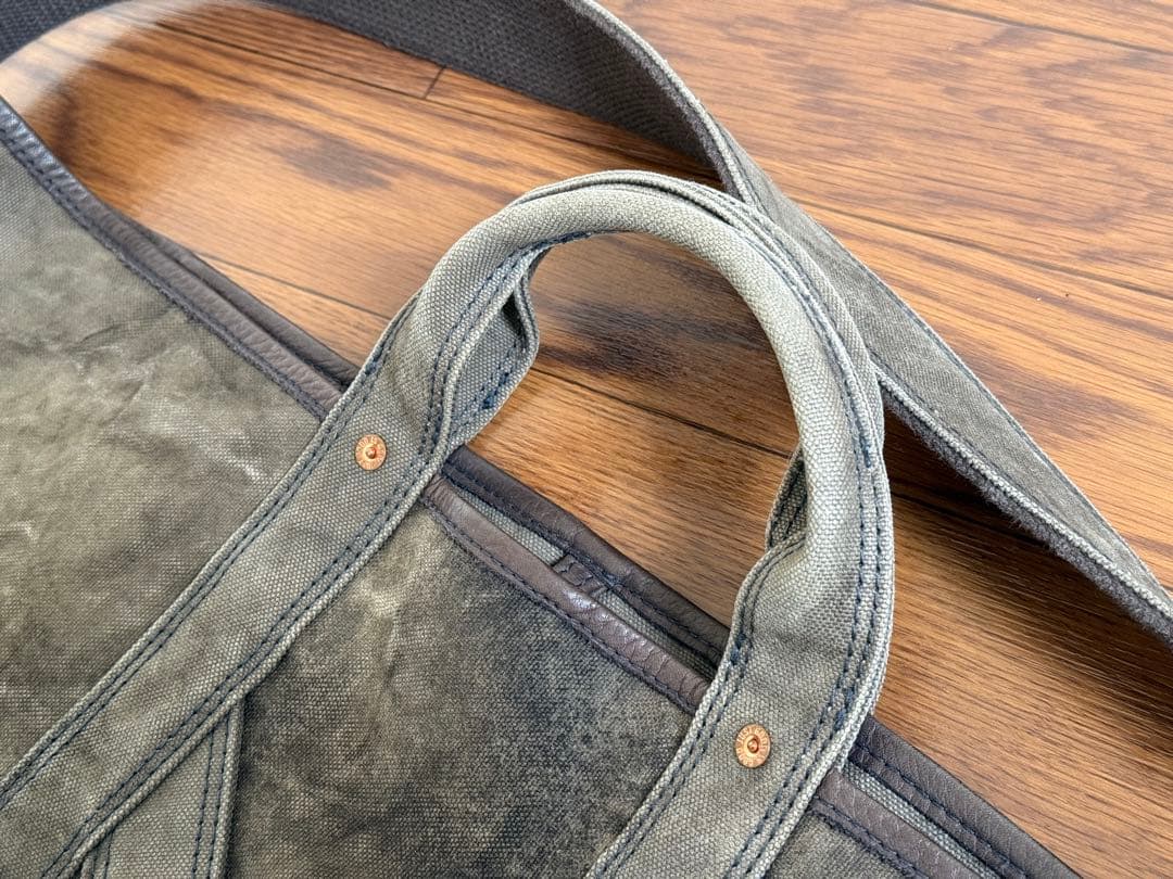 NICENESS P.I.LEDZ 柿渋染めトートバッグ ショルダーバッグ