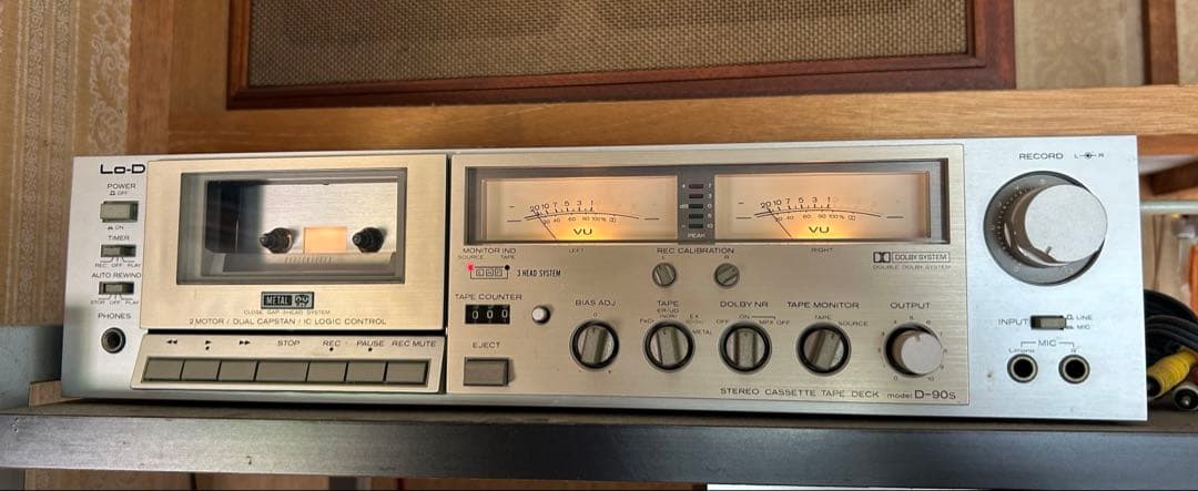 Lo-D ローディ D-90s STEREO カセットデッキ ステレオ Lo-D D-90Sの仕様 ローディ/日立