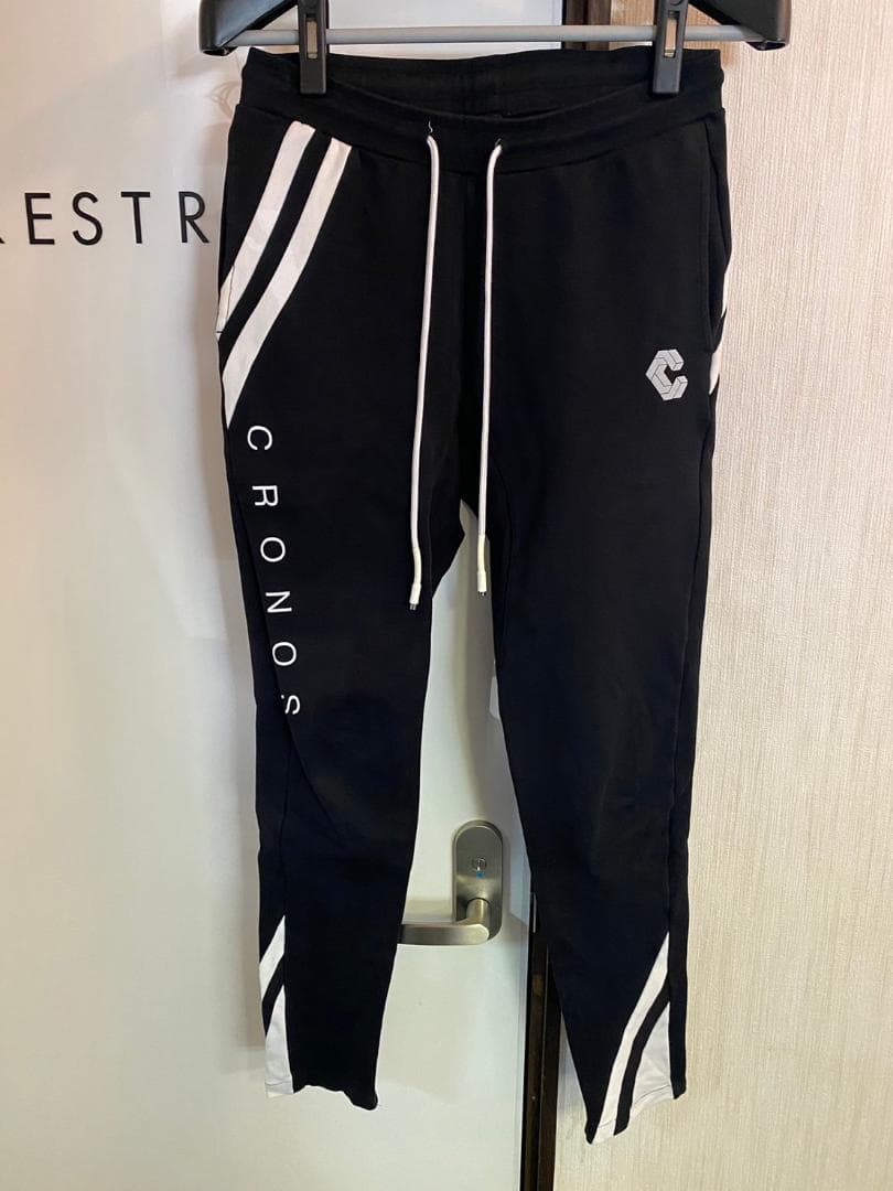 完売品☆CRONOS クロノス ストレッチ ロングパンツ Sサイズ【ブラック