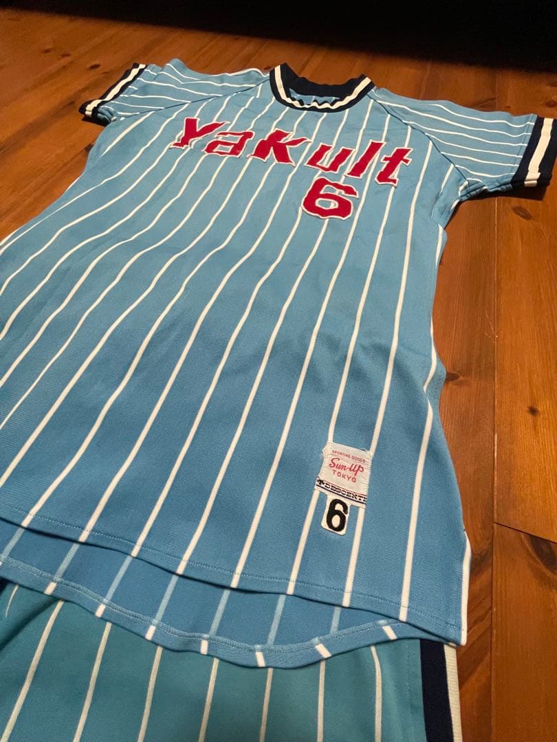 プロ支給品・激レア】ヤクルトスワローズ 若松勉 #6 ユニフォーム上下