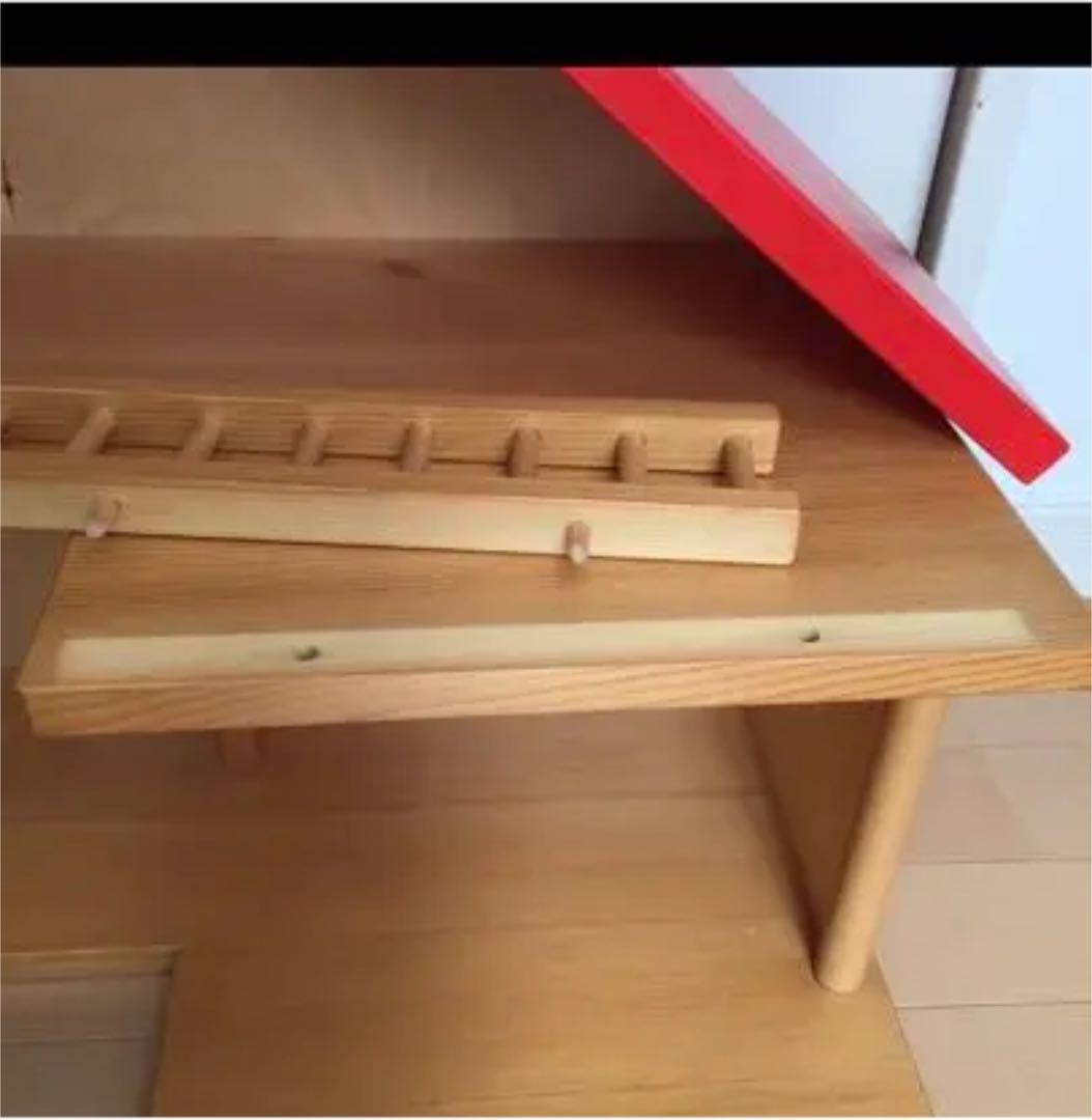 バウアー社 赤い屋根の木製ドールハウス 人形の家