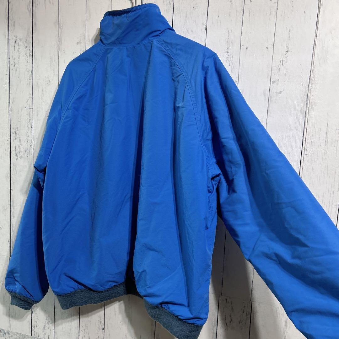 希少USA製 L.L.Bean ウォームアップジャケットジャンパー ブルー