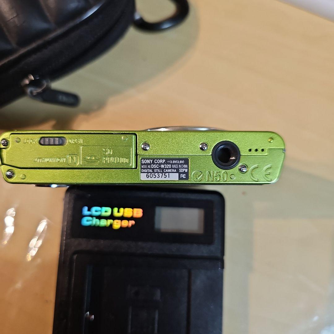 Sony Cyber-shot 14.1メガピクセル グリーン - メルカリ