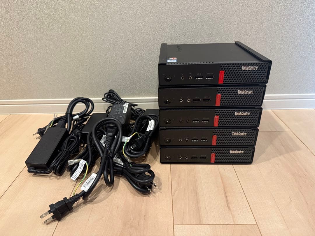 レノボ ThinkCentre M710q Tiny i3-7100T 5台 Lenovo ThinkCentre M710Q Tiny Computer i3-7100T Windows 10