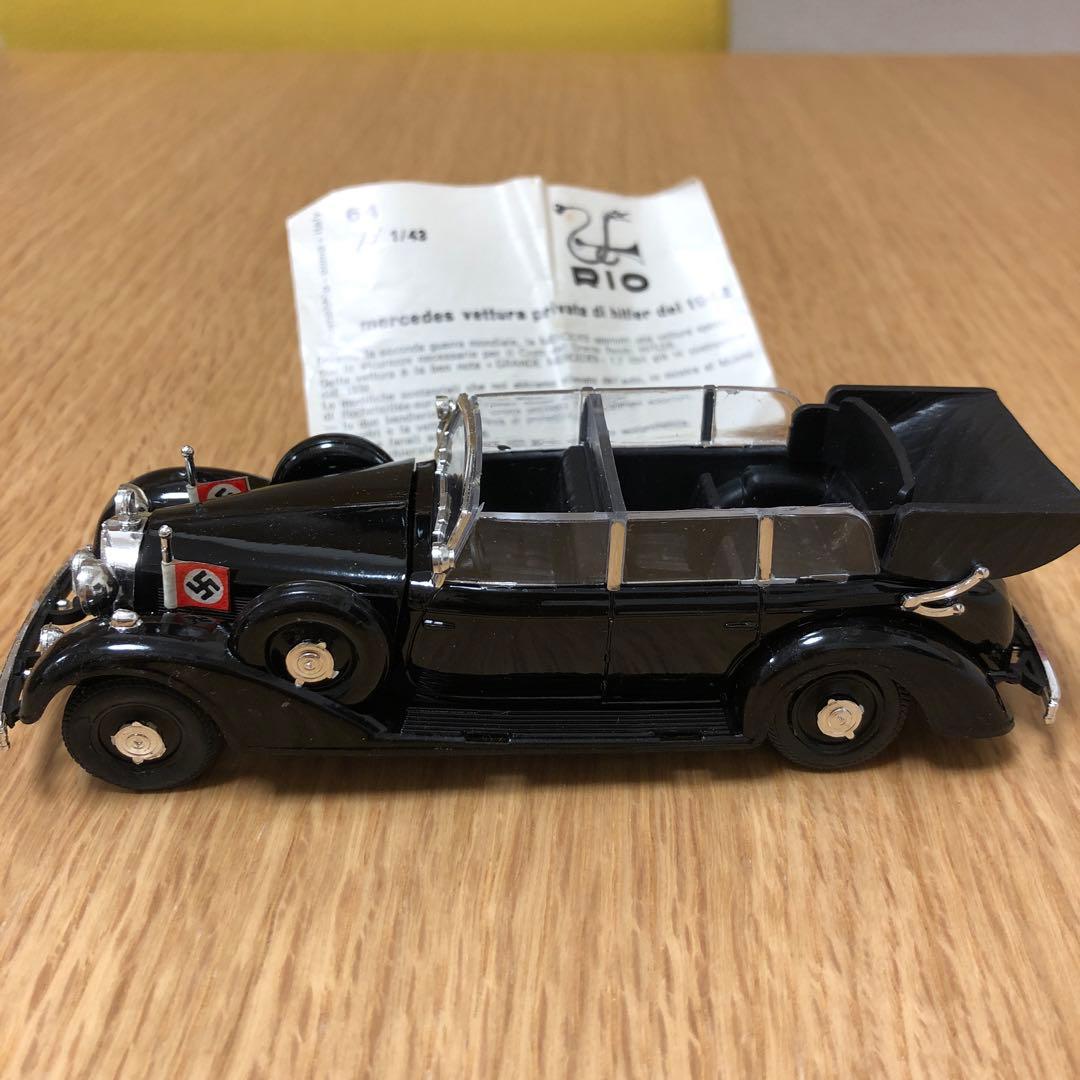 国家リーダー ヒトラー ベンツ770K 1/43 Rio - メルカリ