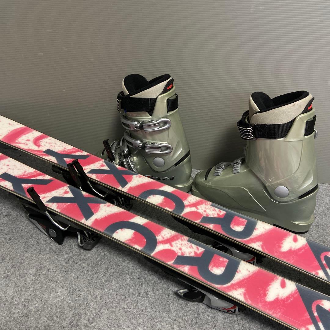 ★短い板お探しの方★メンテ済スキーセット　板138cm ブーツ24~24.5cm