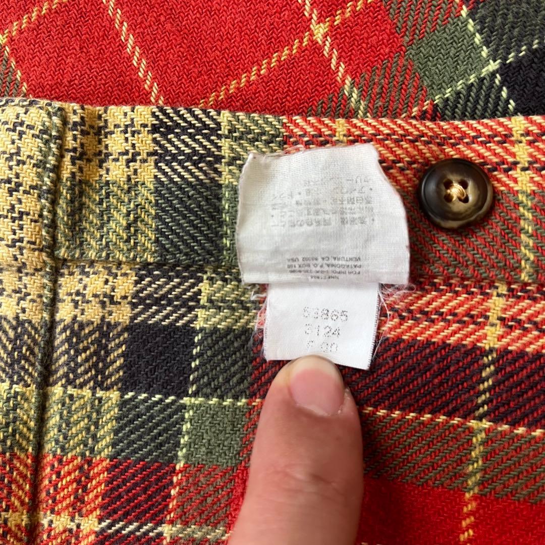 パタゴニア ヘビー フランネルシャツ Mサイズ ポルトガル製 00s - メルカリ