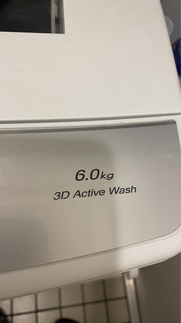 AQUA 縦型洗濯機 AQW-S6N(W) 6.0kg