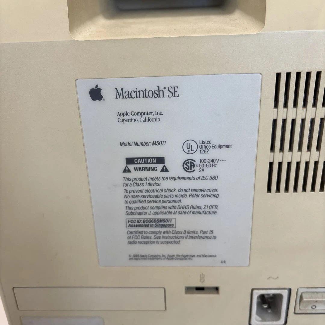 Apple Macintosh SE デスクトップPC - メルカリ