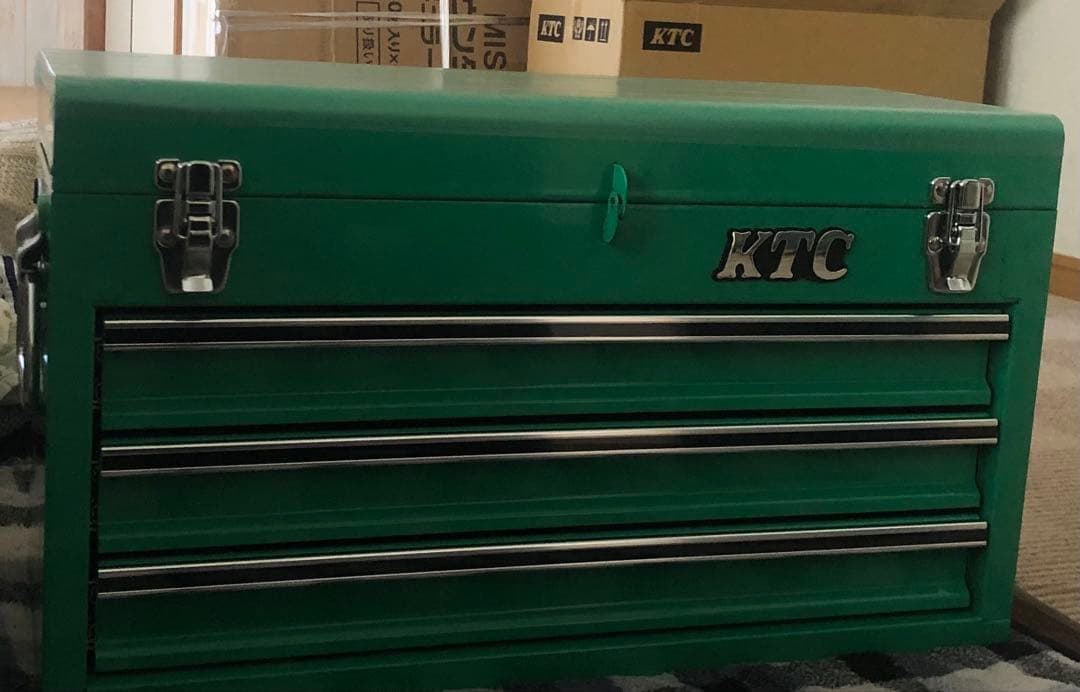 KTC SKX0213 3段引き出しツールボックス マラカイトグリーン - メルカリ