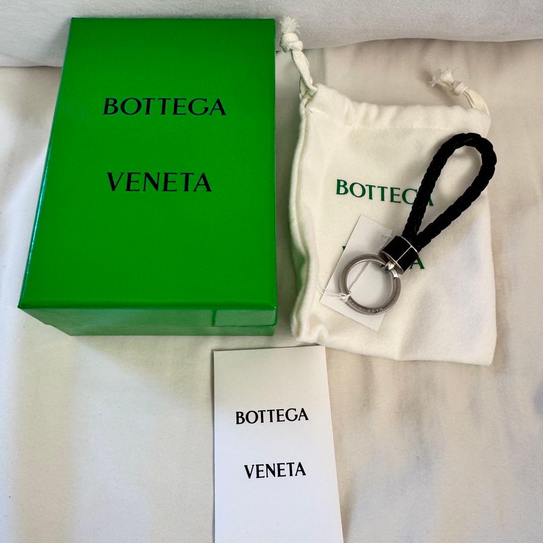 新品✨ボッテガヴェネタ キーホルダー キーリング レザー ブラック