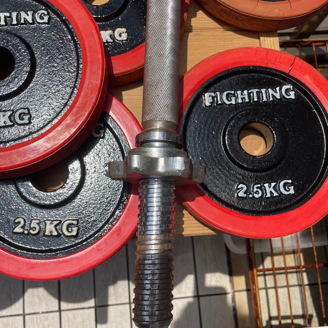 ファイティングロードダンベル 53.75kg 横浜から50kmほど