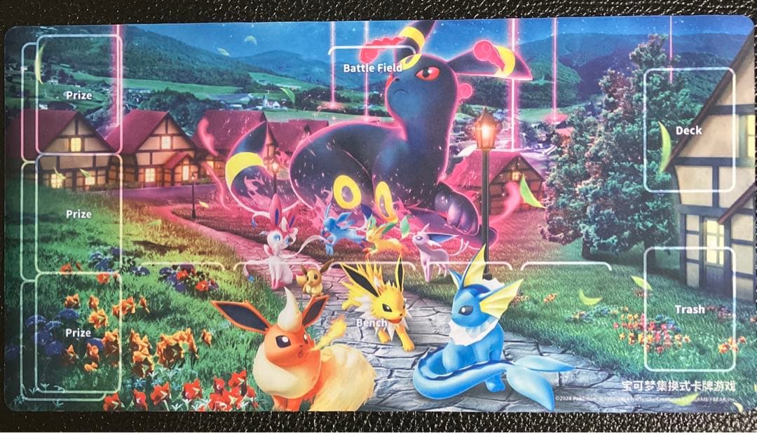 ポケモンカード プレイマット 海外 イーブイ ブイズ 中国限定 簡体字
