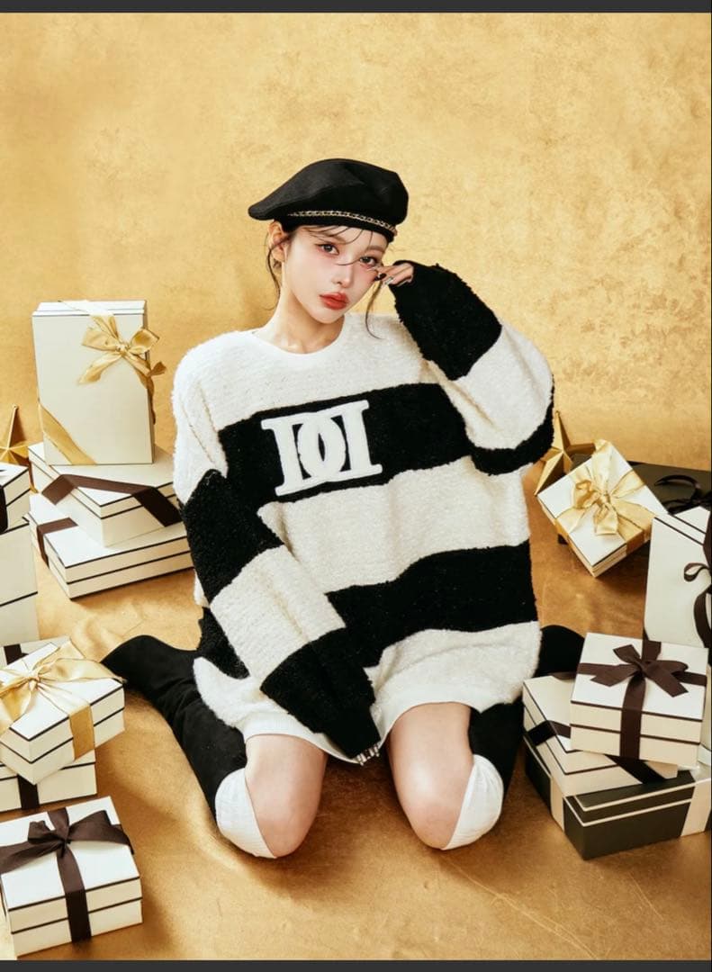 新品未開封❣️（ダーリッチ）アップリケブークレトップスＭＩＸ色 アップリケブークレトップス – Darich (ダーリッチ)