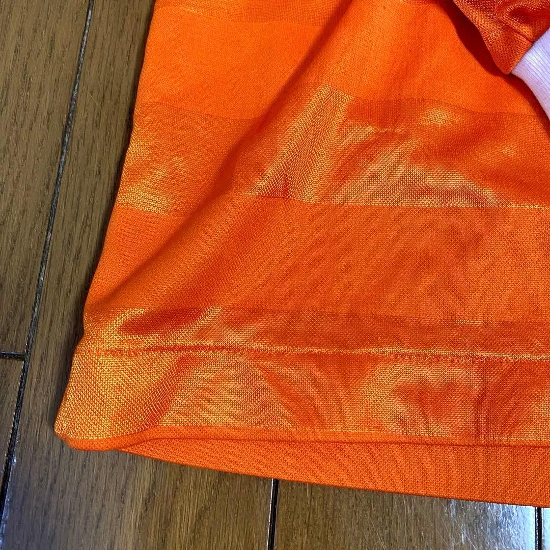 adidas デサント 80〜90s 長袖 オレンジ ヴィンテージ トレフォイル