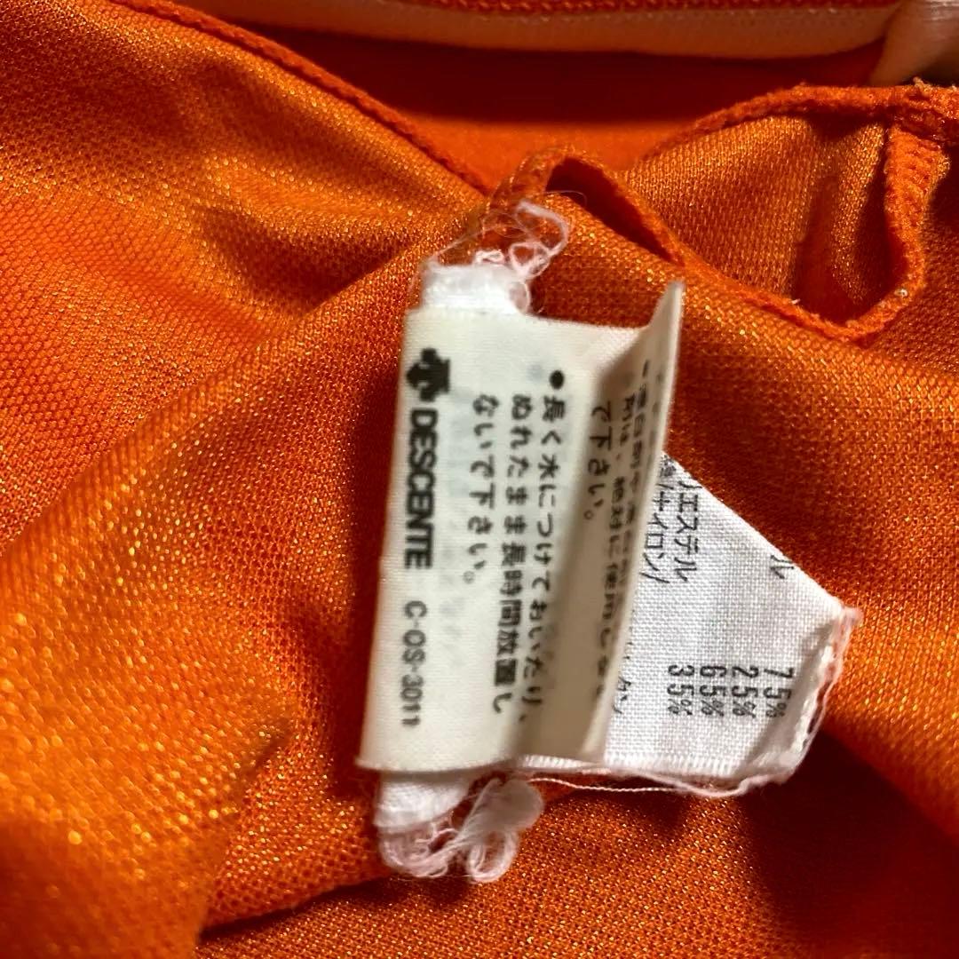 adidas デサント 80〜90s 長袖 オレンジ ヴィンテージ トレフォイル