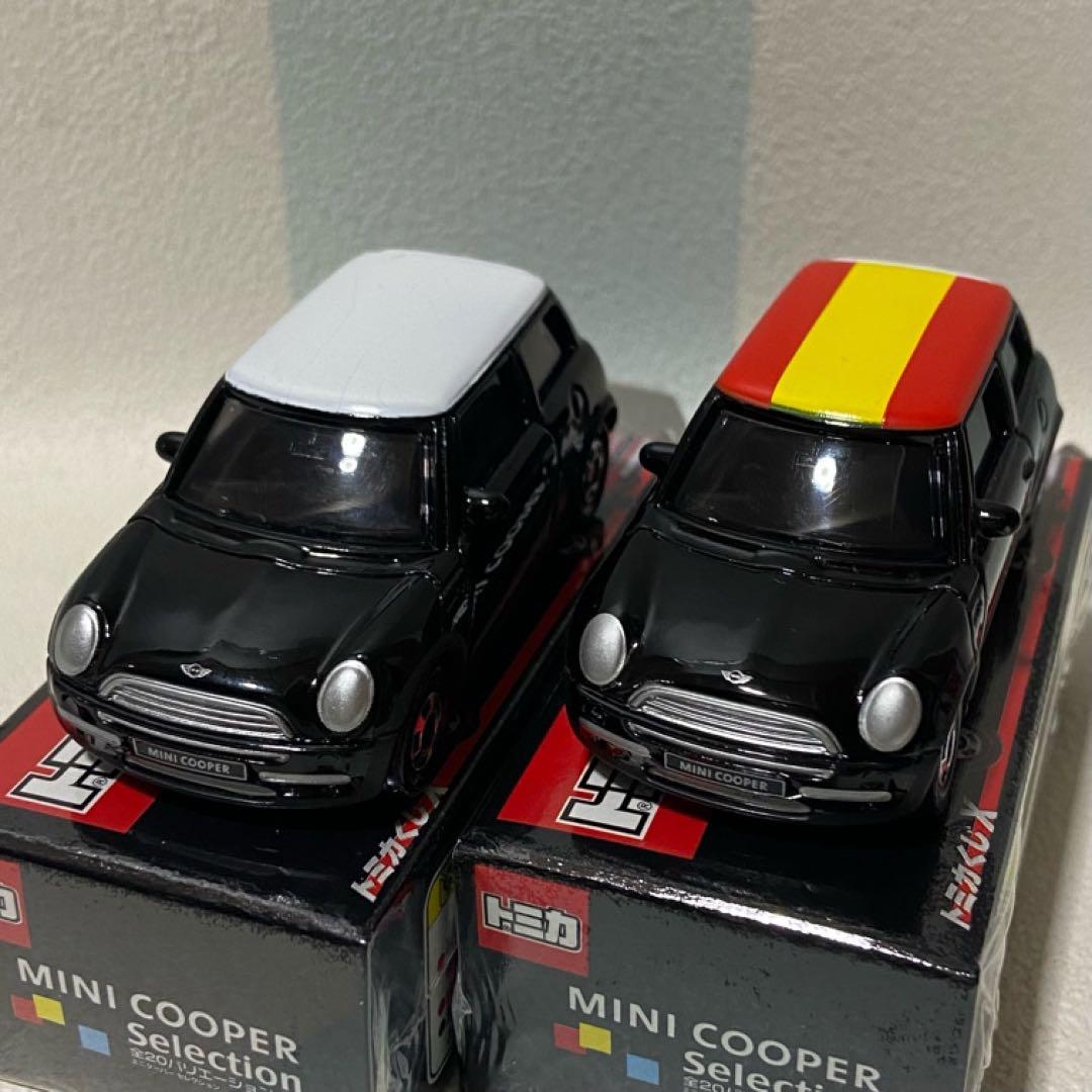 トミカ ミニクーパー トミカくじX ミニクーパーセレクション黒色2台
