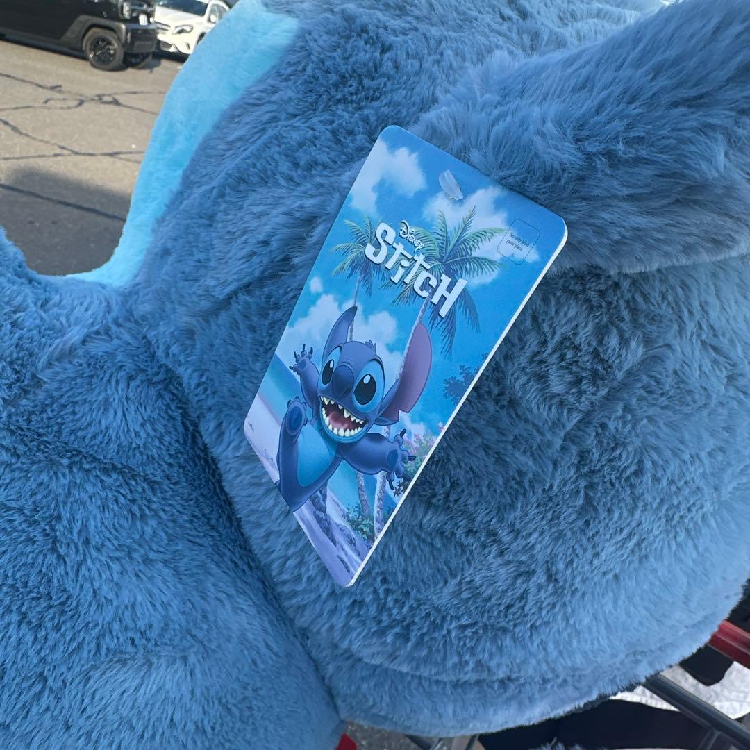 コストコ　スティッチ 特大ぬいぐるみ　限定　ブランケット