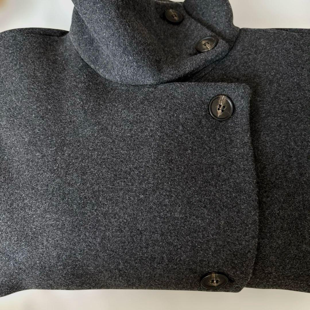 完売品⭐︎ZARA ハイネックショートコート XS グレーマール - メルカリ