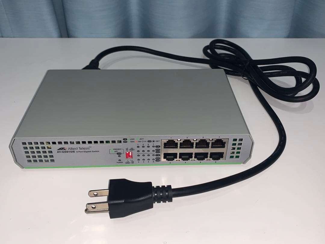 Allied Telesis AT-GS910/8 8ポート スイッチングハブ - メルカリ