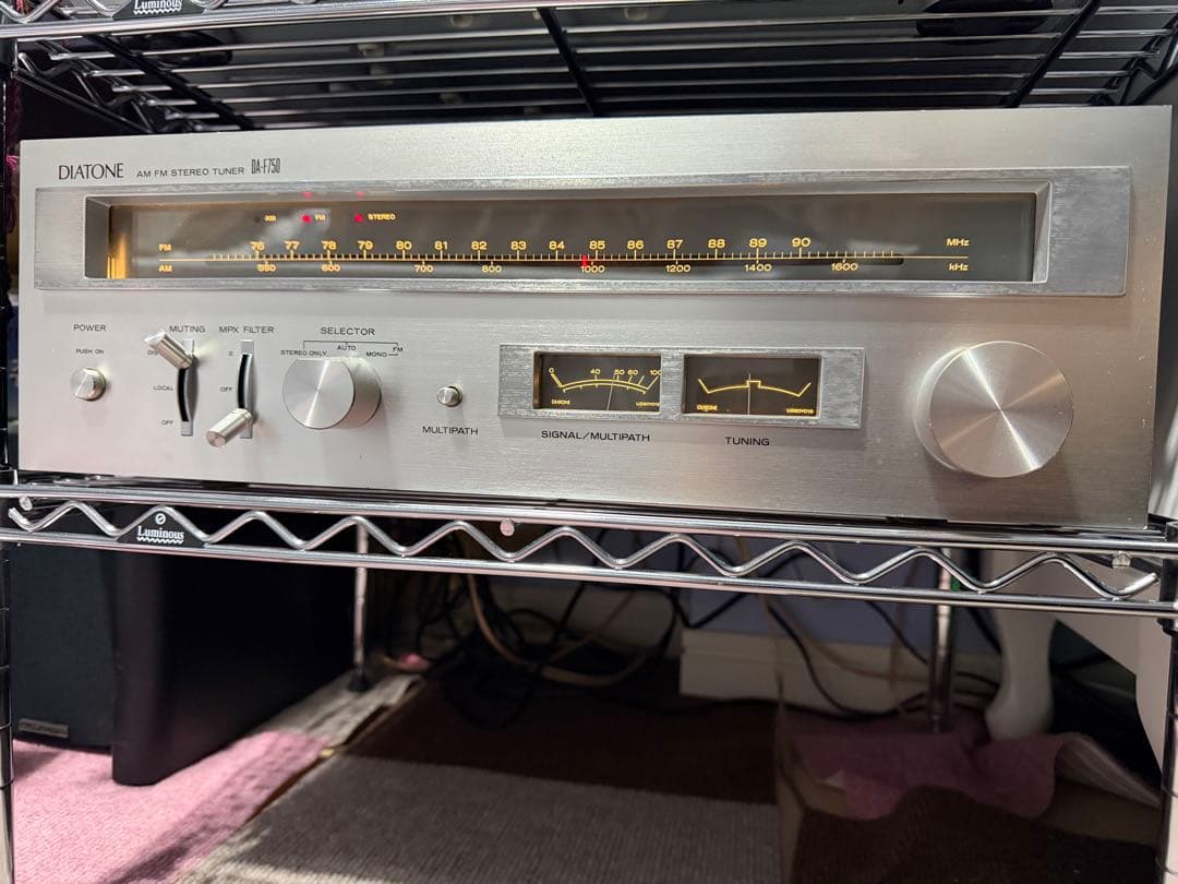 動作品 高級機 DIATONE DA-F750 チューナー - メルカリ