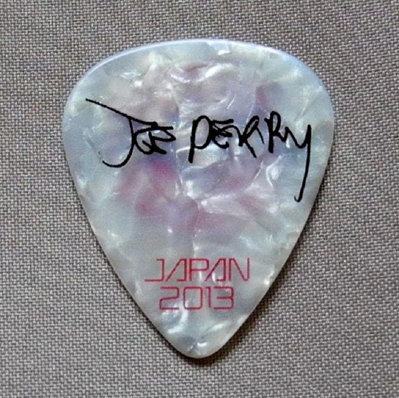 Aerosmith エアロスミス Joe Perry 2013 ギターピック