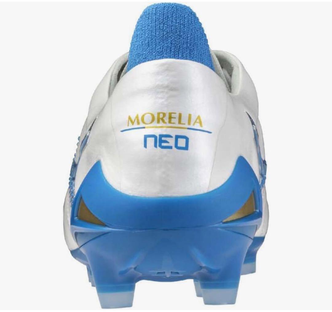 【新品】　サッカー　スパイク　モレリア4 26.0cm ホワイト　ブルー　ミズノ