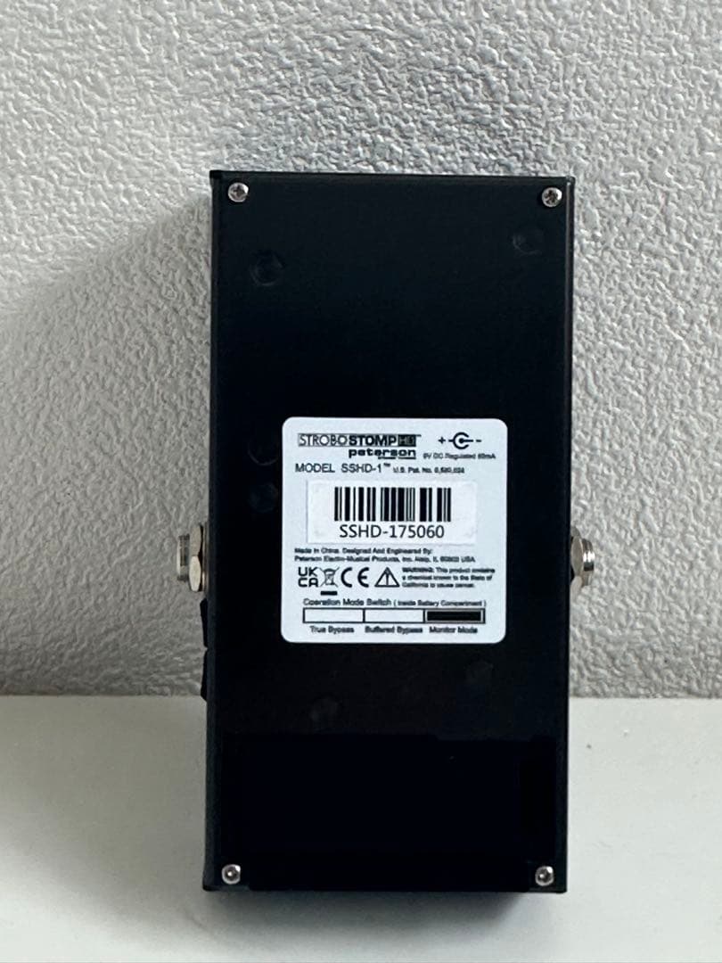 peterson STROBO STOMP HD チューナー