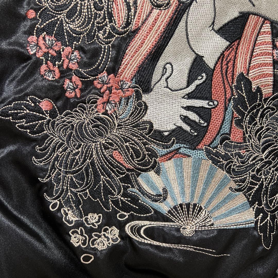 Jungle Storm スカジャン 石川五右衛門 刺繍 タグ付き新品未使用 M