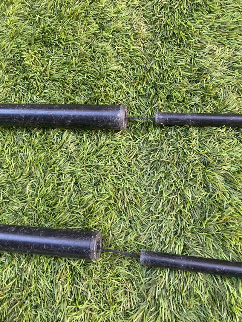 クイックプレイ サッカーゴール 4.9m×2.1m 2台セット 重り袋2個付き