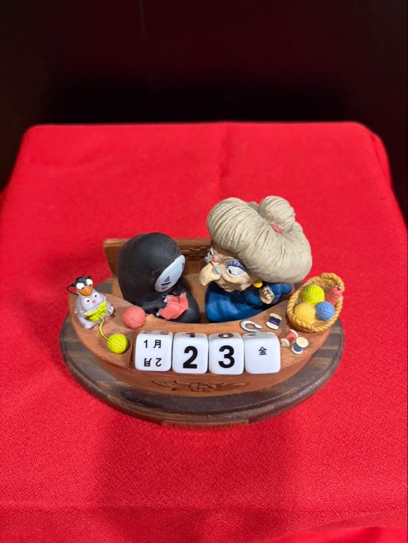 千と千尋の神隠し置物オブジェ カオナシ 湯婆婆 スタジオジブリ万年