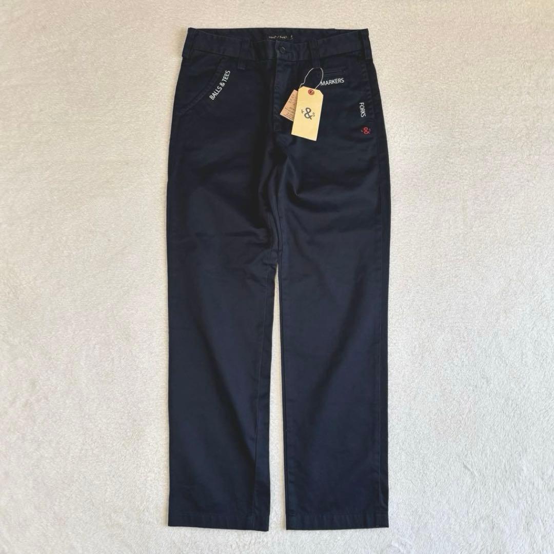 ラフアンドスウェル ゴルフ チノパンツ ネイビー - メルカリ