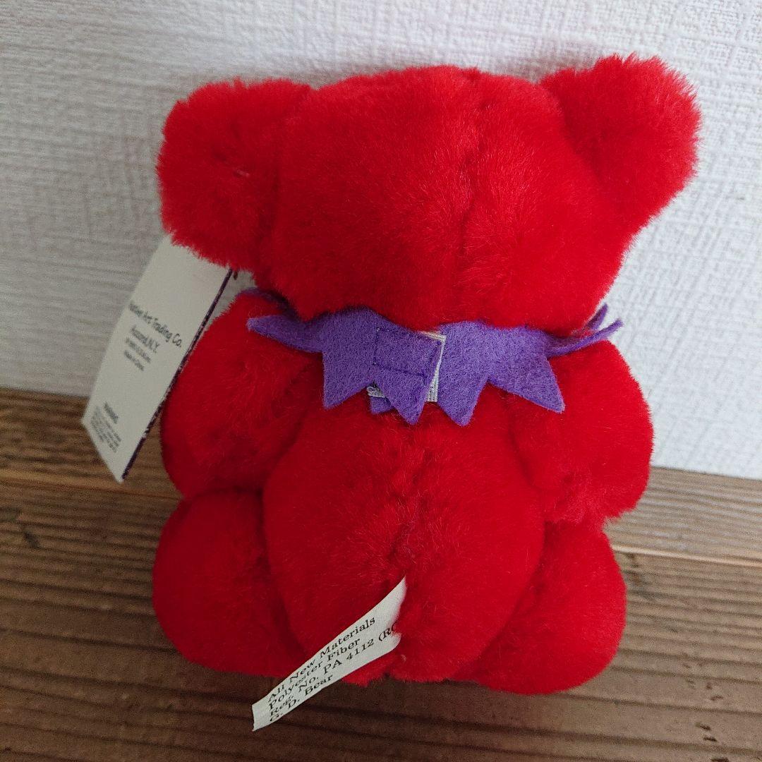 NATIVE ART製 プラッシュベア 7インチ レッド グレイトフルデッドベア