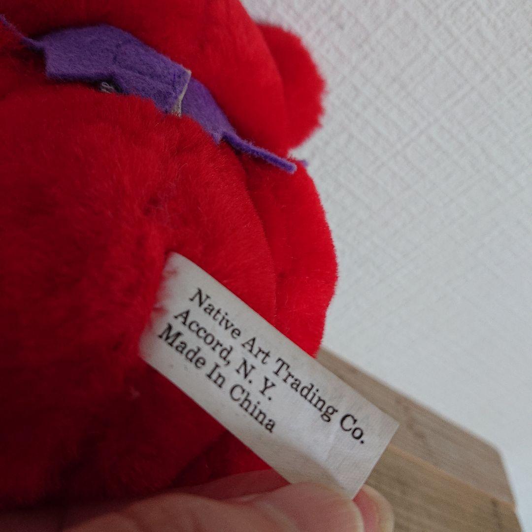 NATIVE ART製 プラッシュベア 7インチ レッド グレイトフルデッドベア