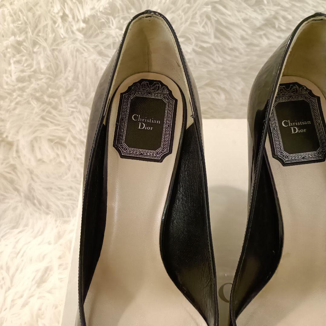 美品✨️箱付　Dior ブラック ハイヒール パンプス　ディオール 23.5cm