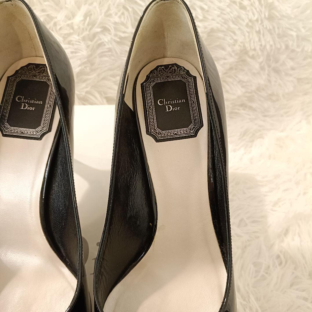 美品✨️箱付　Dior ブラック ハイヒール パンプス　ディオール 23.5cm