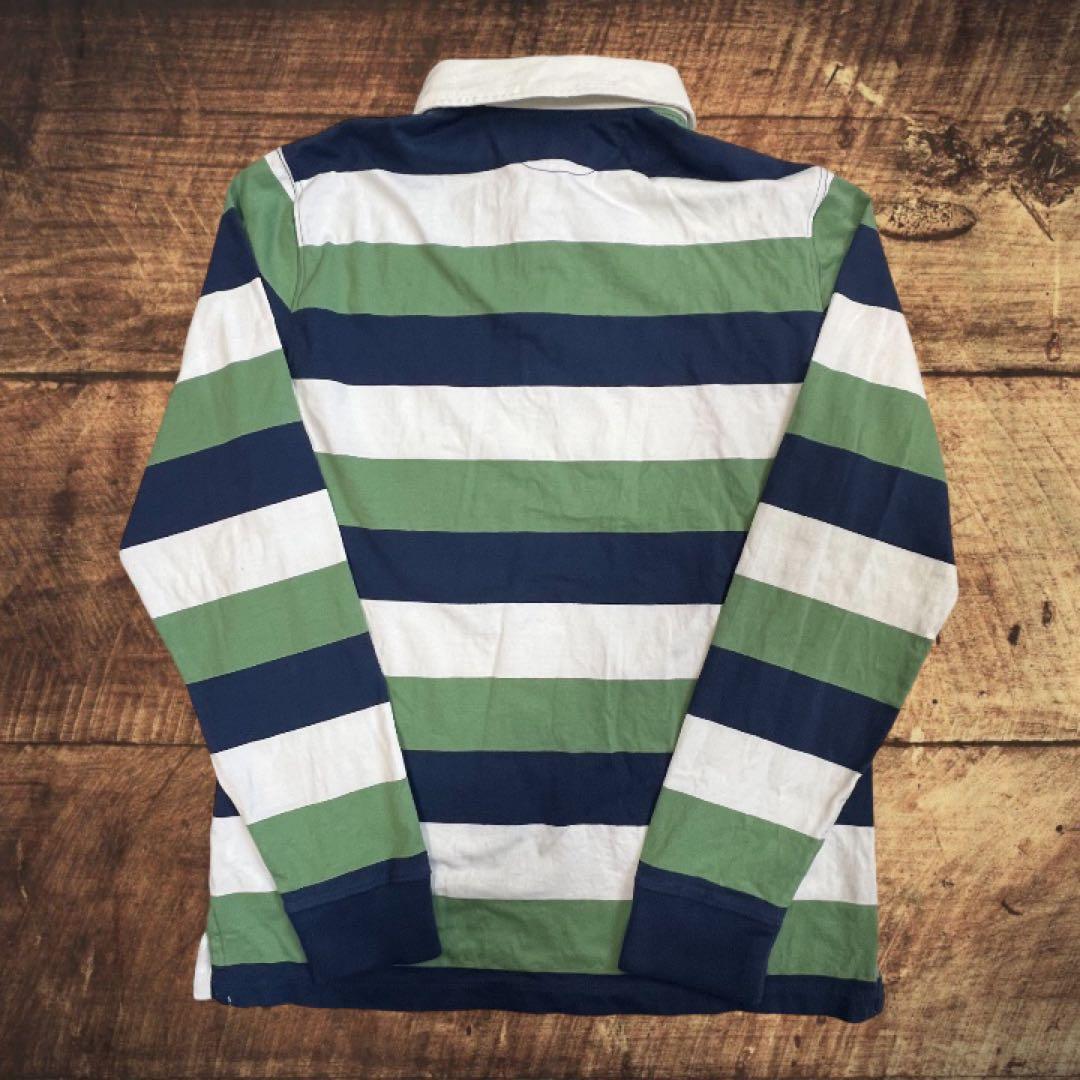 Polo Ralph Lauren ラガーシャツ ネイビー グリーン XL ポロ - メルカリ
