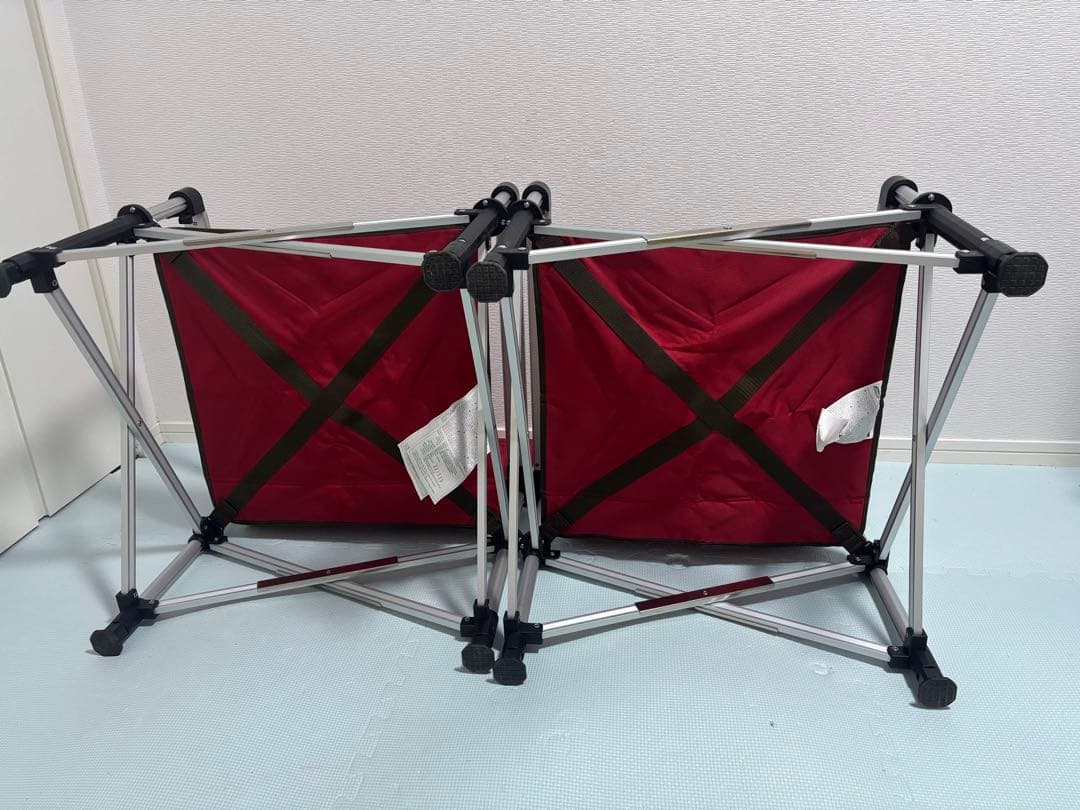 コールマン ツーウェイキャプテンチェア （レッド） 2脚セット - メルカリ