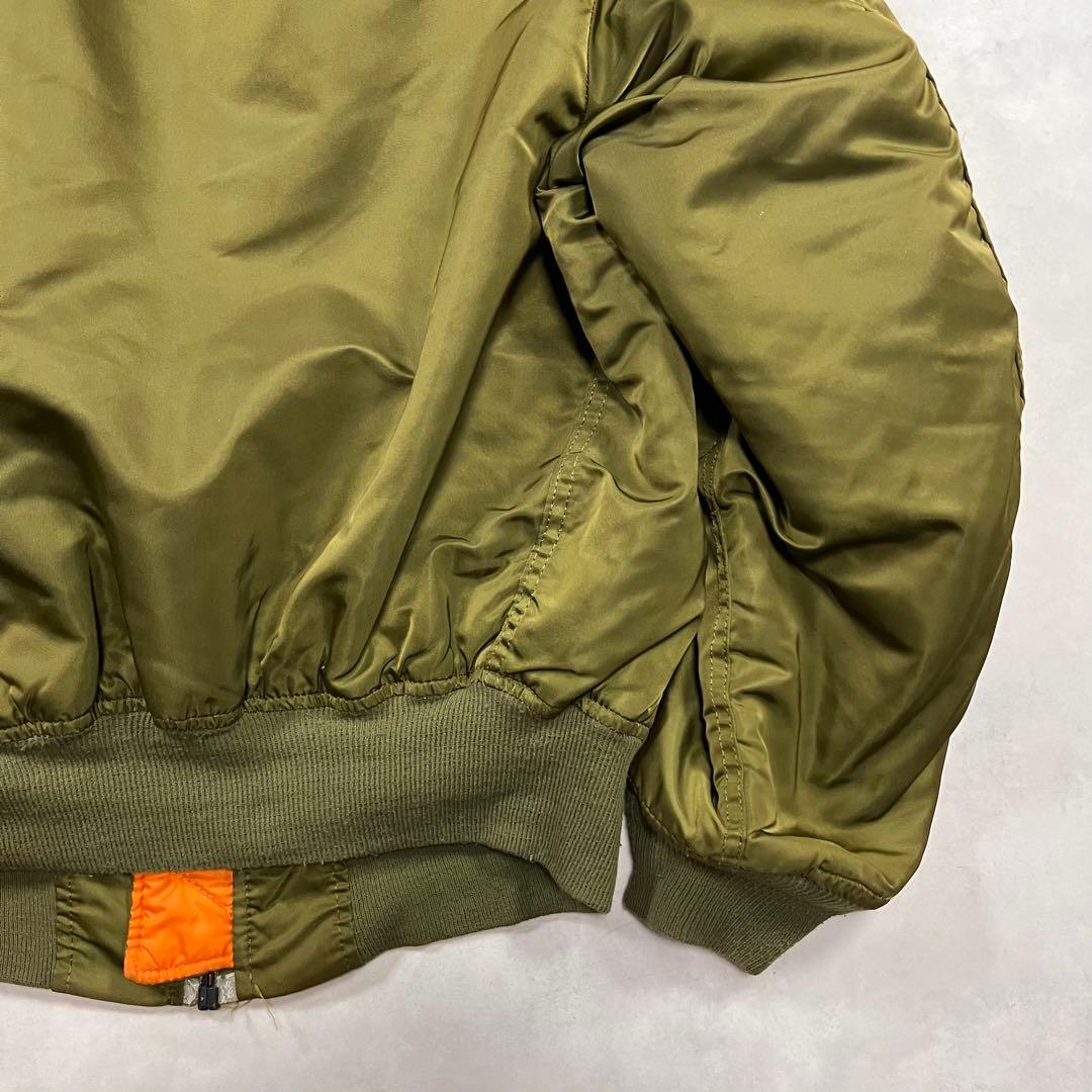 90s アルファインダストリーズ MA-1 usa カーキオリーブ 80s L - メルカリ